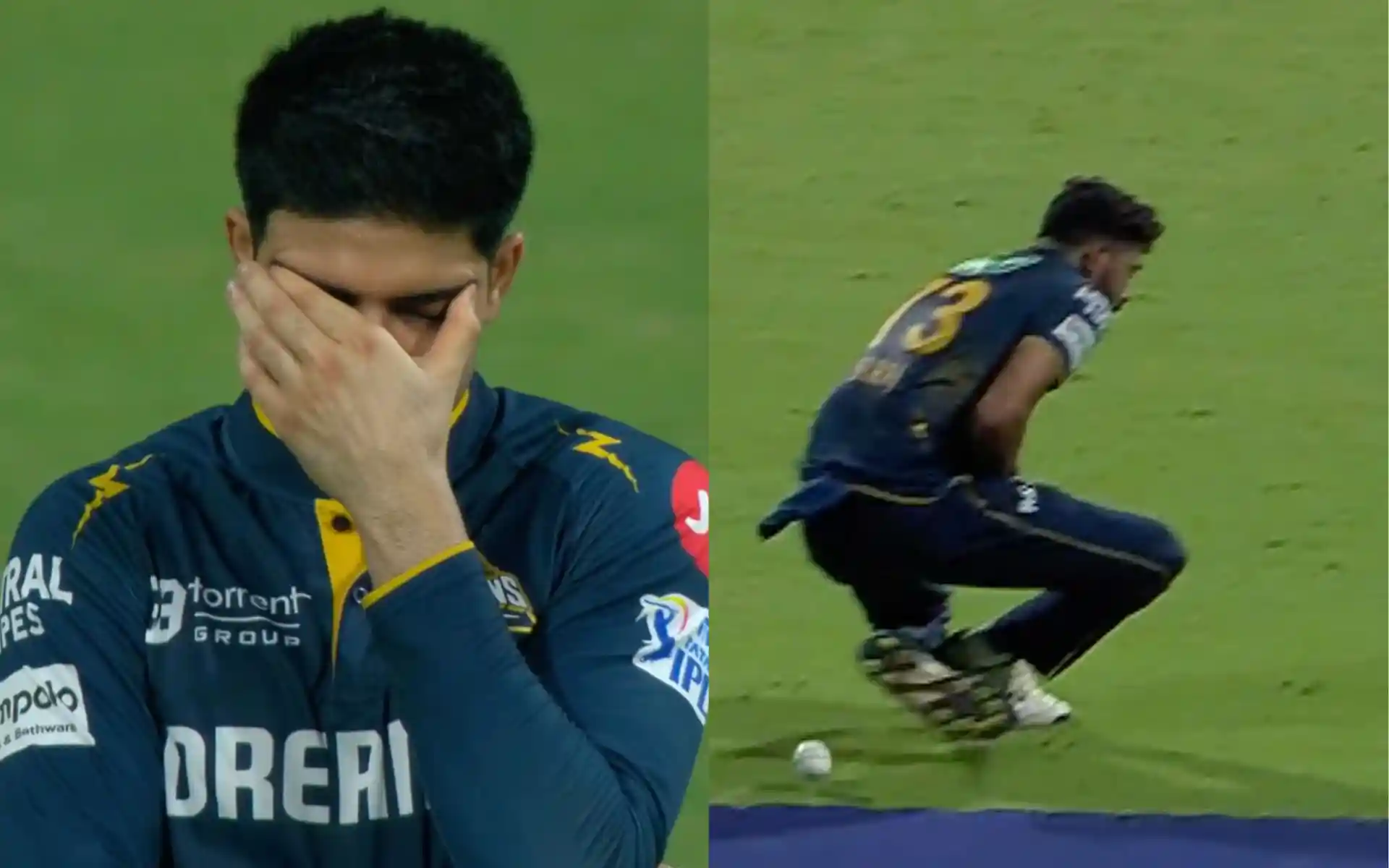 Shubman Gill Closes His Eyes In Frustration As Siraj Drops The Easiest Catch Of All-Time
